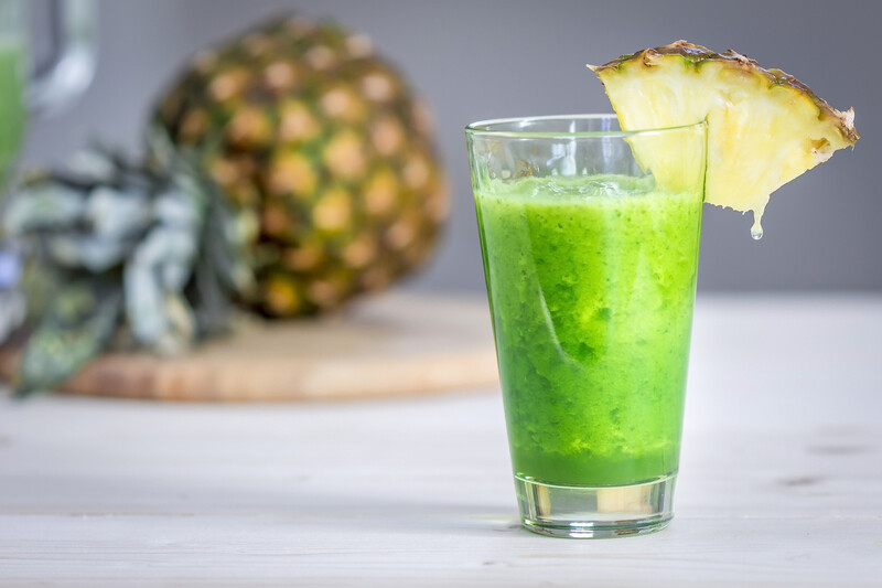 Kale pineapple smoothie