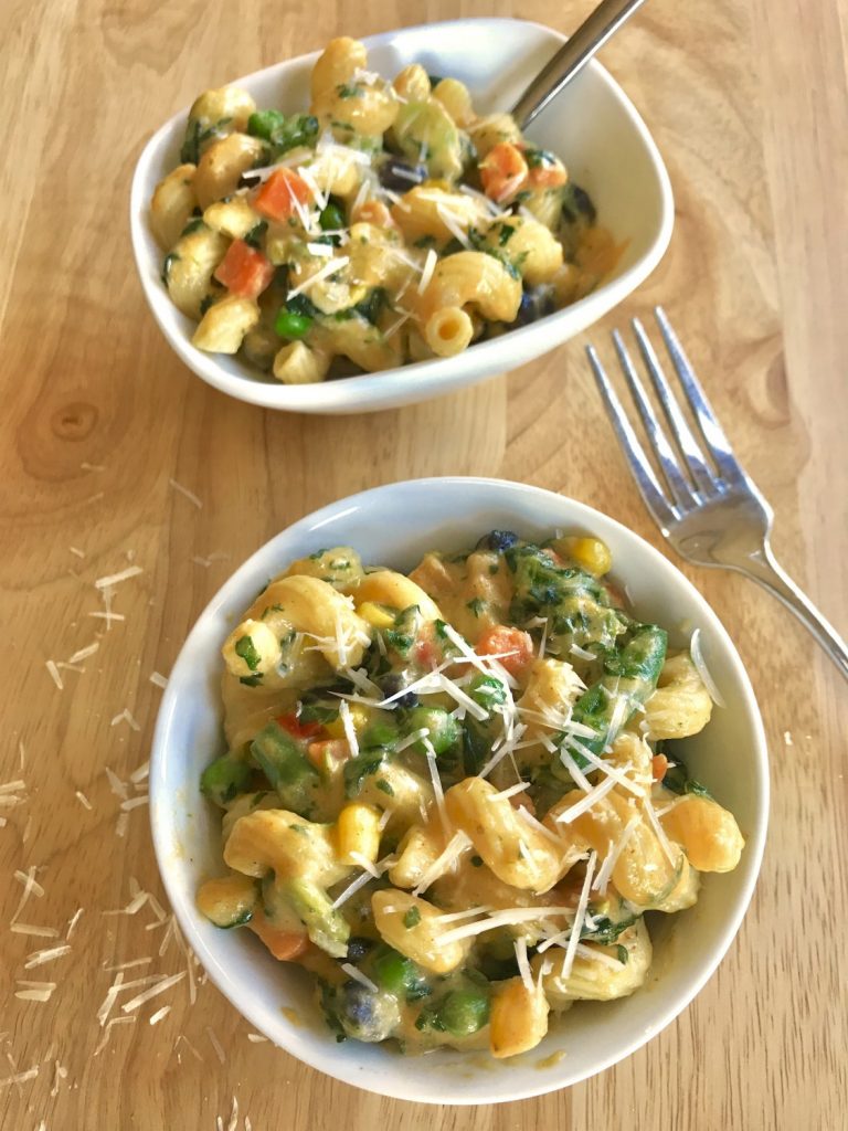 Veggie Black Bean Mac and Cheese