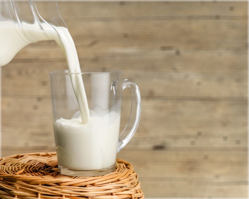 Glass of milk