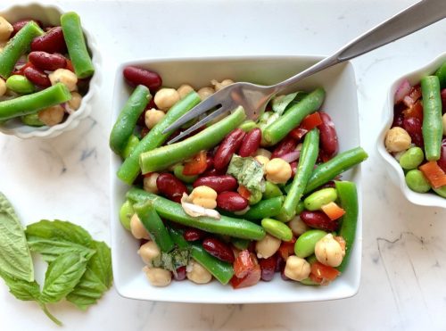 Mediterranean 4 Bean Summer Salad e1563806028398