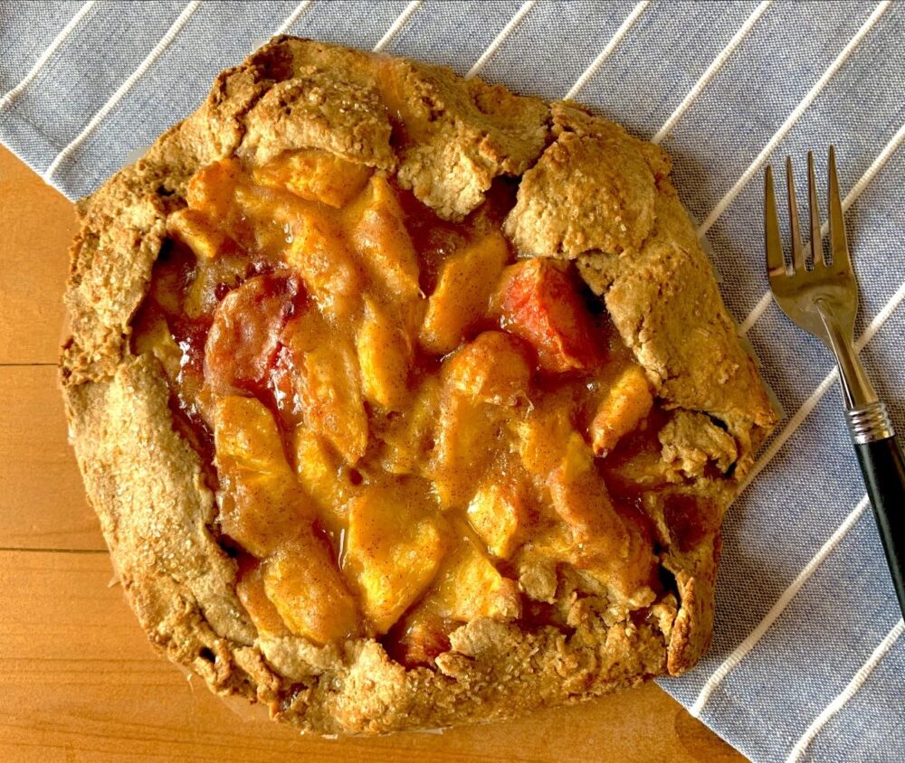 Summer Peach Galette 2 rotated