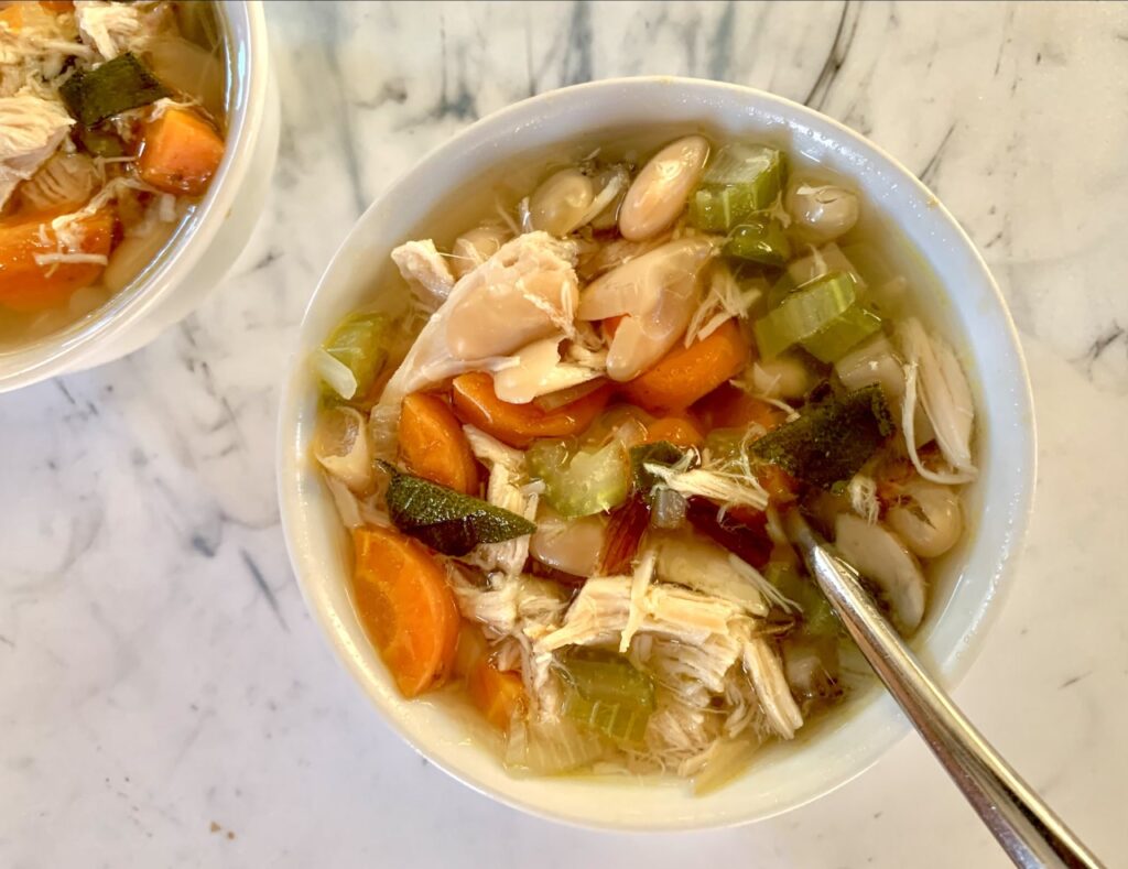 Rotisserie Chicken and White Bean Soup rotated